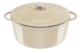 Cocotte Tefal TEFAL LOV Cocotte Fonte 29 cm Beige E2590504 - Tefal dans le catalogue Darty