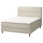 Boxspringbett Valevåg mittelfest/Nisseholm Odensvi hellbeige 160x200 cm im Angebot bei IKEA in Bremerhaven Boxspringbett Valevåg mittelfest/Nisseholm Odensvi hellbeige 160x200 cm Angebote von HEMFJÄLLET bei IKEA Bremerhaven für 669,00 €