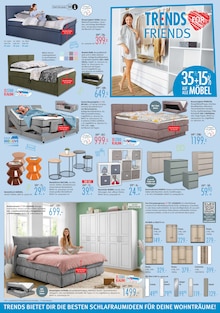 Boxspringbett im Trends Prospekt "TRENDS FOR FRIENDS" mit 8 Seiten (Dortmund)