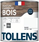 Peinture extérieure bois blanc RAL 9016 satin - Tollens en promo chez Castorama Tremblay-en-France à 57,90 €