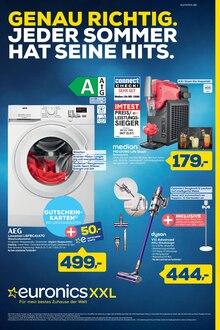 Waschmaschine im aktuellen EURONICS Prospekt (Bremen) Waschmaschine im EURONICS Prospekt "GENAU RICHTIG. JEDER SOMMER HAT SEINE HITS." mit 12 Seiten (Bremen)