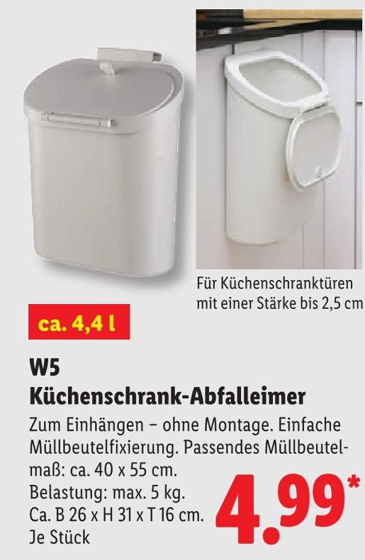 Küchenschrank-Abfalleimer