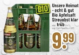Bio Apfelsaft Streuobst klar bei Trinkgut im Sulzbach Prospekt für 9,99 €