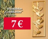 Wanddeko „Goldblätter“ im aktuellen Woolworth Prospekt für 7,00 €