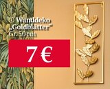 Dekoration im Woolworth Prospekt Wanddeko „Goldblätter“ im aktuellen Woolworth Prospekt für 7,00 €