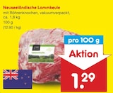 Aktuelle Lamm Angebote bei Netto Marken-Discount in Trier Aktuelles Neuseeländische Lammkeule Angebot bei Netto Marken-Discount in Trier ab 1,29 €