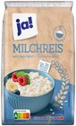 Milchreis im REWE Prospekt Milchreis von ja! im aktuellen REWE Prospekt für 0,99 €