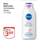 Body Lotion im Angebot bei GLOBUS in Siegen Body Lotion Angebote von Nivea bei GLOBUS Siegen für 3,69 €
