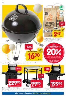 Grillkohle im Rusta Prospekt "Viele Schnäppchenpreise" mit 20 Seiten (Essen)