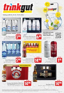 Cola im aktuellen Trinkgut Prospekt (Oberursel (Taunus)) Cola im Trinkgut Prospekt "Aktuelle Angebote" mit 6 Seiten (Oberursel (Taunus))