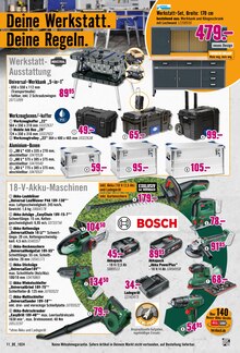 Bohrmaschine im Hornbach Prospekt "Aus Deinen Taten werden Räume." mit 31 Seiten (Mönchengladbach)