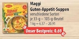 Guten-Appetit-Suppen von Maggi im aktuellen V-Markt Prospekt für 0,69 €