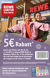 REWE Prospekt für Nürnberg mit 30 Seiten REWE Prospekt "Dein Markt" für Nürnberg, 30 Seiten, 06.10.2025 - 11.10.2025