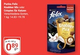Aktuelles Knabber Mix oder Crispies für Katzen Angebot bei GLOBUS in Saarbrücken ab 0,89 €