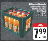Aktuelles Lichtenauer Limonade Angebot bei E center in Dresden ab 7,99 €