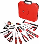 Mallette à outils 73 pièces - PERFORMANCE POWER en promo à 25,90 € chez Castorama Mallette à outils 73 pièces - PERFORMANCE POWER dans le catalogue Castorama