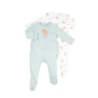 Lot 2 pyjamas bébé - TEX BABY - Carrefour Lot 2 pyjamas bébé - TEX BABY à 9,99 € dans le catalogue Carrefour