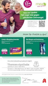 mea - meine apotheke Prospekt der KW 14 "Unsere April-Angebote" Aktueller mea - meine apotheke Prospekt "Unsere April-Angebote" Seite 1 von 4 Seiten