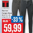 Herren-Cargo-Hose im Angebot bei Kaufhaus Stolz in Schwerin Herren-Cargo-Hose Angebote von TIMEZONE bei Kaufhaus Stolz Schwerin für 59,99 €