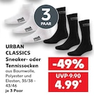 Sneakersocken von URBAN CLASSICS für 4,99 € bei Kaufland im Angebot Sneakersocken von URBAN CLASSICS im aktuellen Kaufland Prospekt