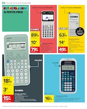 Calculatrice Angebote im Prospekt "LA RENTRÉE À PETIT PRIX" von Carrefour Calculatrice Angebote im Prospekt "LA RENTRÉE À PETIT PRIX" von Carrefour auf Seite 34