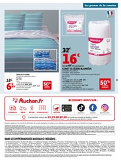 Couette Angebote im Prospekt "REMISES EN BEAUTÉ." von Auchan Hypermarché Couette Angebote im Prospekt "REMISES EN BEAUTÉ." von Auchan Hypermarché auf Seite 55