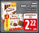 Bueno im EDEKA Prospekt Bueno von Kinder im aktuellen EDEKA Prospekt für 2,22 €