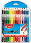 12 feutres de coloriage + 15 crayons de couleur - MAPED COLOR PEPS dans le catalogue Hyper U