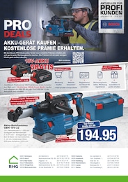 RHG Baucentrum Prospekt: "Aktuelles für Profi-Kunden - Bosch", 2 Seiten, 05.06.2025 - 30.06.2025