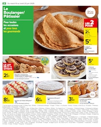 Prix et réduction Baguette dans le prospectus Carrefour en cours Offre Baguette dans le catalogue Carrefour du moment à la page 28