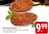 E center Süßen - Zarte Nackensteaks Angebot im Prospekt Zarte Nackensteaks bei E center im Süßen Prospekt für 9,99 €