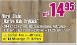 Vinyl-Diele Native Oak Dryback im aktuellen Hornbach Prospekt