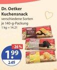 Kuchensnack von Dr. Oetker im aktuellen V-Markt Prospekt für 1,99 €