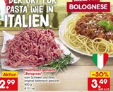Hackfleisch gemischt Bolognese Angebote bei Netto Marken-Discount Bietigheim-Bissingen für 2,99 €
