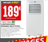 Batkor Roissy Aeroport Charles de Gaulle - Promo Climatiseur mobile réversible 2050 W TP2520 Promo Climatiseur mobile réversible 2050 W TP2520 à 189,00 € dans le catalogue Batkor à Roissy Aeroport Charles de Gaulle