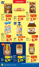 Nutella Angebote im Prospekt "SOLDES ! SOLDES ! Économisez jusqu'à 80 %" von Lidl auf Seite 22