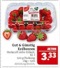 Erdbeeren Angebote von Gut & Günstig bei Marktkauf Erlangen für 3,33 €