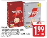 3 in 1 im Angebot bei E center in Freital 3 in 1 Angebote von Nescafé bei E center Freital für 1,99 €