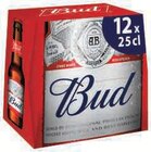 Bière Blonde 5° - BUD en promo chez Super U Pantin à 4,09 €