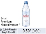 Premium Mineralwasser von Evian im aktuellen Metro Prospekt für 0,60 €