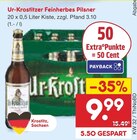 Netto Marken-Discount Döbern - Feinherbes Pilsner Angebot im Prospekt Feinherbes Pilsner bei Netto Marken-Discount im Döbern Prospekt für 9,99 €