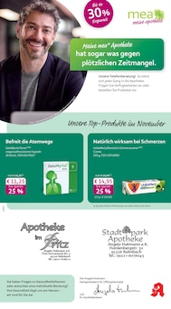 Aktueller mea - meine apotheke Prospekt "Unsere November-Angebote" für Kulmbach Aktueller mea - meine apotheke Prospekt für Kulmbach mit Seiten