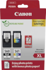 Pack de 2 cartouches d'encre PG-560/CL-561 XL - CANON en promo chez Bureau Vallée Limoges à 45,90 €