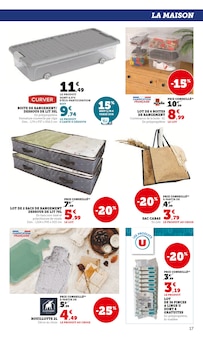 Promotion Cintre dans le prospectus Super U, valable du 16/12/2025 au 11/01/2026 Promo Cintre dans le catalogue Super U du moment à la page 17