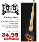 Pfeffermühle von Pepper Game im aktuellen Möbel Inhofer Prospekt für 34,95 €