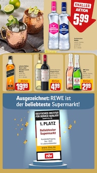 Vodka im REWE Prospekt "Dein Markt" mit 26 Seiten (Moers)