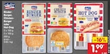 Rinder-Burger, Chicken-Burger oder Hot-Dog von American Style im aktuellen Netto Marken-Discount Prospekt für 1,99 €