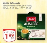 Kaffeepads im Angebot bei GLOBUS in Wolfenbüttel Kaffeepads Angebote von Melitta bei GLOBUS Wolfenbüttel für 1,99 €