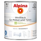 Alpina Weißlack für Möbel & Türen für 32,99 € bei POCO im Angebot Alpina Weißlack für Möbel & Türen im aktuellen POCO Prospekt
