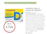 1000 I.E. Vitamin D3 Tabletten bei LINDA Premiumapotheke im Bleicherode Prospekt für 7,95 €